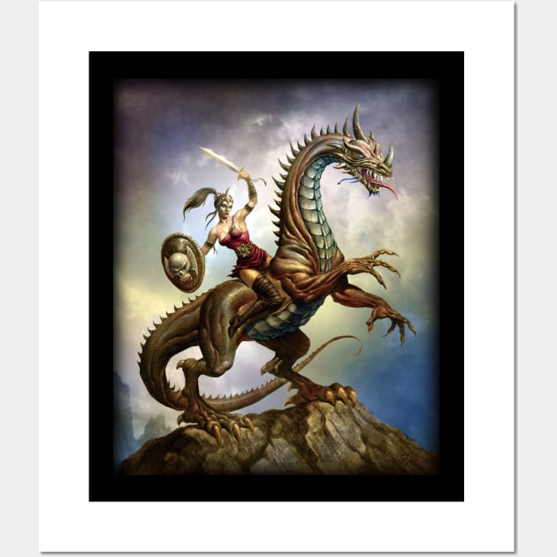 Dragon Rider Wall Art by Paul_Abrams